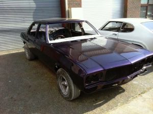 Purple Holden Restoration 11