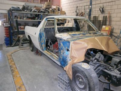 Yes this is a Ute full restoration respray project